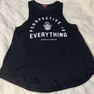 peaceful warrior tank top